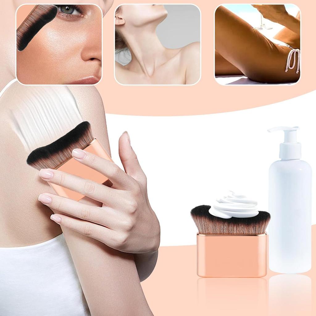 Tanning Brush Soft Hair Body Makeup Brush Applicator Sunscreen Brush Small Portable Makeup Accessory Gift for Girlfriend