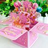 3D Pop Up Happy Birthday Greeting Card Gift Greeting Cards For Birthday With Envelope Blessing Postcard Party Gifts