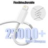 10 шт. 66 Вт Type C PD 30 Вт USB-кабель для Apple iPhone 16 15 14 13 12 11 Pro Max 7 8 Plus XS R Кабель USB C для быстрой зарядки Провод для зарядки
