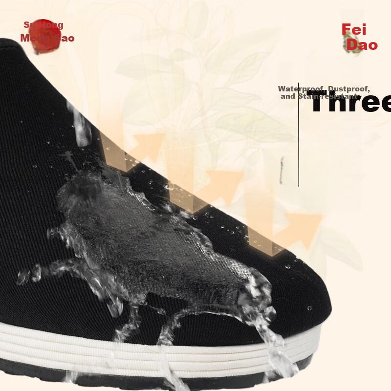 Yimeng Red Sister [Triple Protection + Honeysuckle Four-Layer Cushioning] Yimeng Red Sister Handmade Thousand-Layer Sole Cloth Shoes Black 43