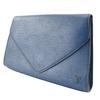 LOUIS VUITTON Art deco Clutch bag M52635 Business Bag Toledo Blue Blue Epi Leather Women Used