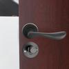 Space Aluminum Door Lock Set KeyedLocking Door Handle Lever Hardware Accessory for Indoor Door