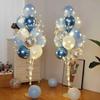 Glow-in-the-Dark Floor Balloons for Birthdays & Anniversaries, New Year’s Movable Stand