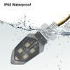 1Pair Mini LED Indicators Light Universal Amber Blinker  Motorcycle Motorbike Accessory