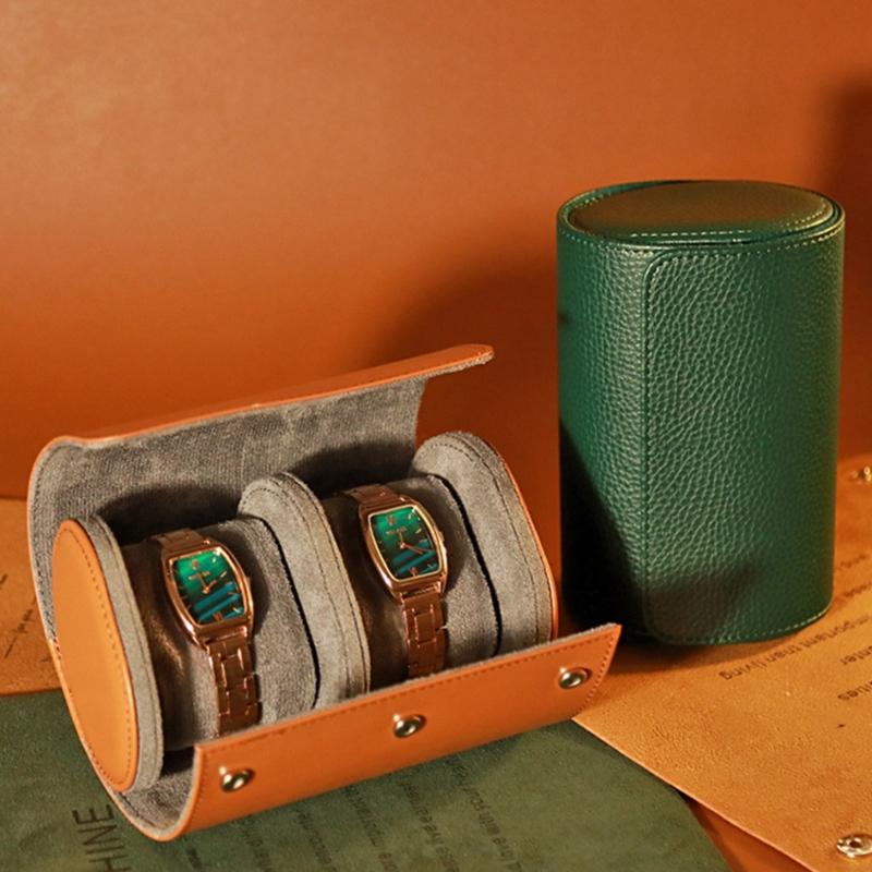 Мужской органайзер для часов, сумка-чехол для часов, органайзер-коробка, легко носить в путешествиях, чехол для хранения часов, шкатулка для украшений, кожа