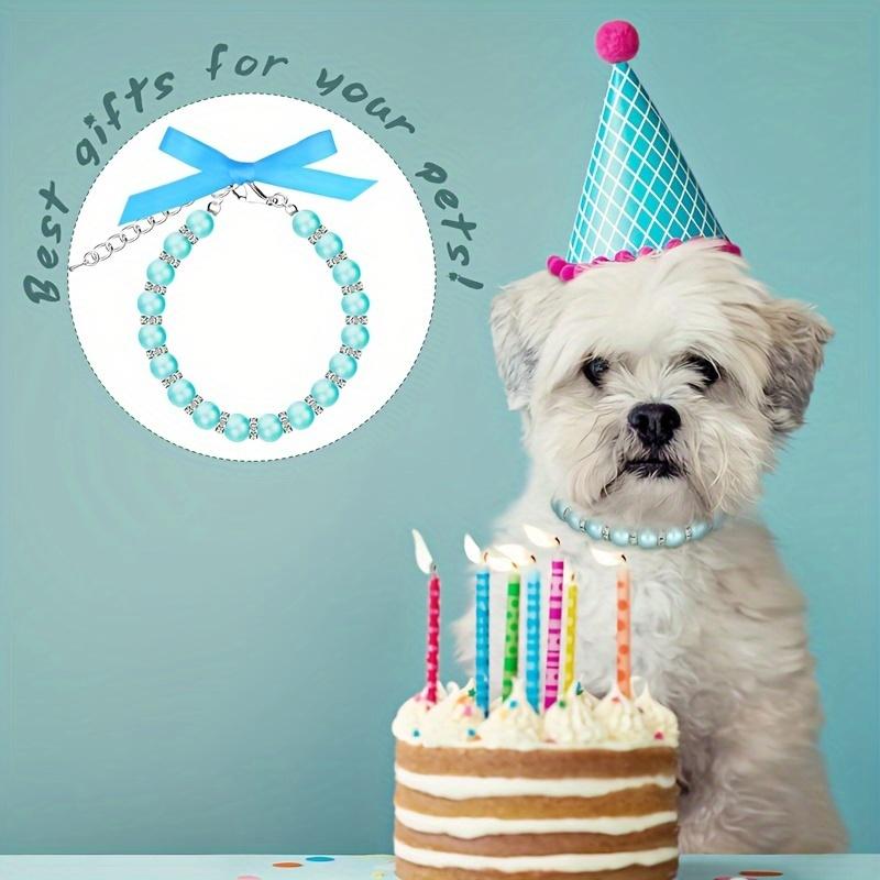 Роскошные жемчужные ожерелья со стразами для маленьких свадеб с кошками и собаками