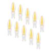 10Pcs G9 LED Bulb 3W Warm White Light Lamp Bi Pin Base Bulb Chandelier Lighting Accessories AC110V