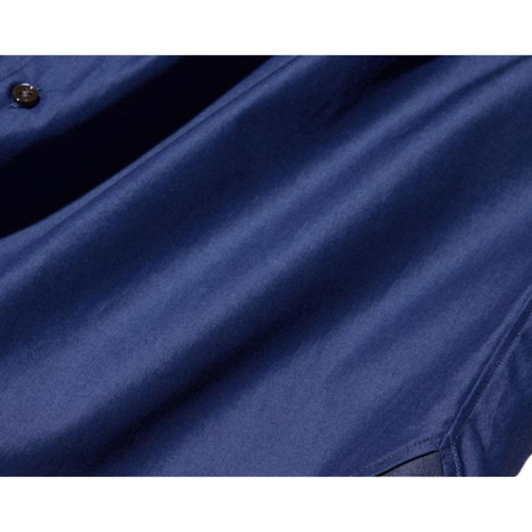 Uniqlo Рубашка с длинным рукавом на пуговицах, однотонная, удобная, мужская, коллаборация Jil Sander 478673-66