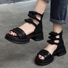 Fashion New Women's Retro Hemp Rope Sandals