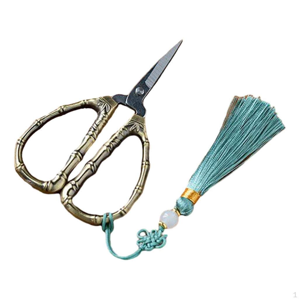 Китайские бытовые ножницы для резьбы по дереву, аксессуары для чайной церемонии ручной работы