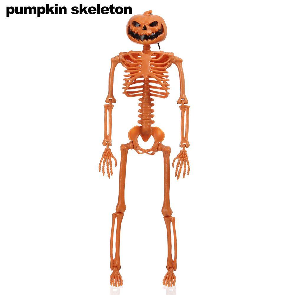 Анатомические Игрушки Реквизит для Фотосъемки Фигурка Тела Тыква Череп Хэллоуин Человеческий Скелет Кость Модель