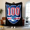 New York Rangers Soft and comfortable flannel Suitable for sofas living rooms outdoor camping travel and also makes a great anniversary gif