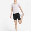 Nike As W Nk Swoosh Rn Tght Short 7 Knitted Fitness Shorts Women Shorts Black DA1284-010