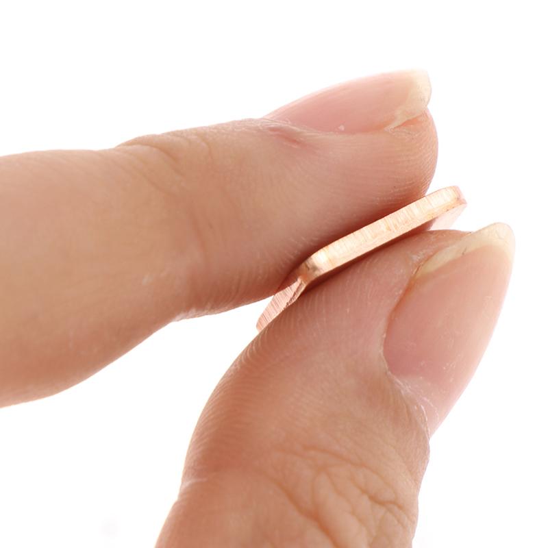 10 шт. термопрокладок 15x15 мм медные термопрокладки для графического процессора медная прокладка радиатор для охлаждения ноутбука лист радиатора для процессора