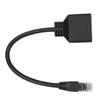 Кабель-удлинитель адаптера Ethernet RJ45 1 на 2 порта Отличная передача соединения Сплиттер