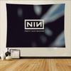 NNine IInch Nails Cool Tapestry Wall Hanging Printed Polyester Tapestry INS Decoration Wall Decor