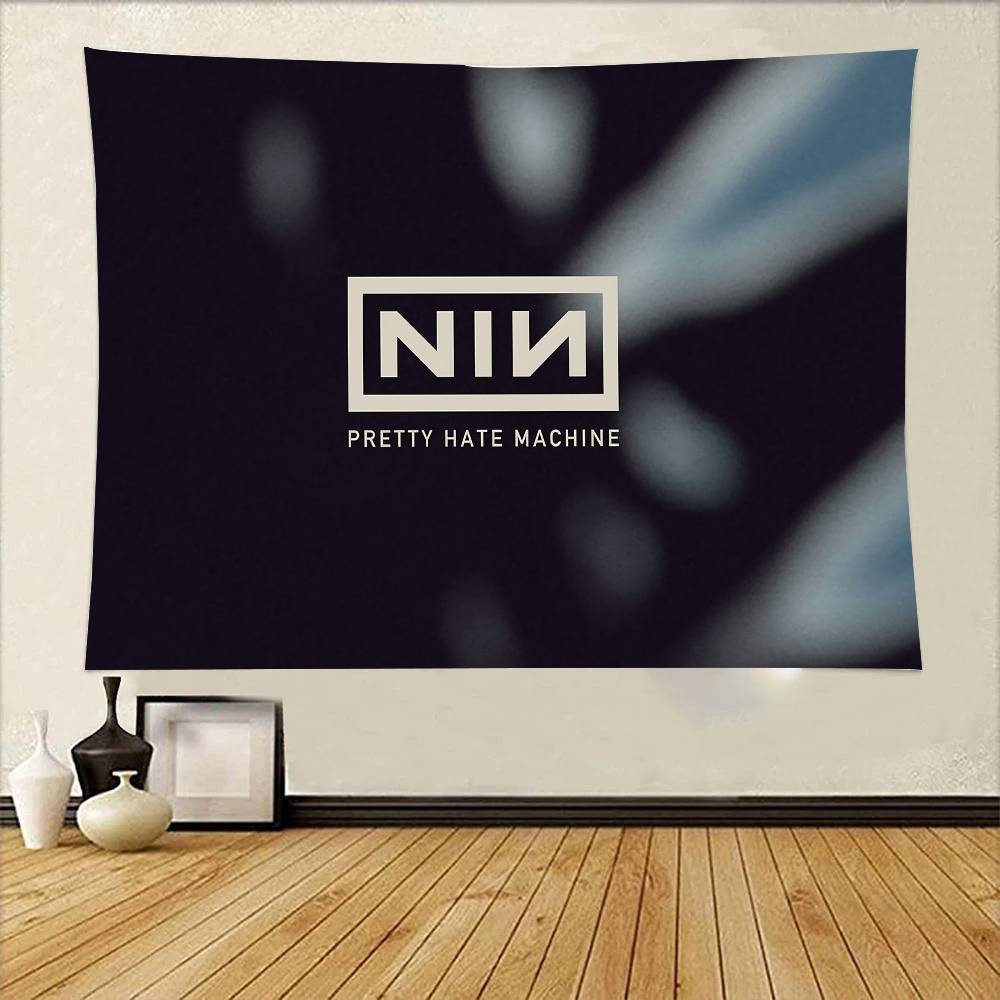 NNine IInch Nails Крутой Гобелен Настенный Декор Напечатанный Полиэстеровый Гобелен INS Декор Стен