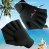 1 Pair Adjustable Neoprene Webbed Swimming Gloves Aquatic Fit SwimPaddles Snorkeling Diving Hand Web Water Gloves Half Finger