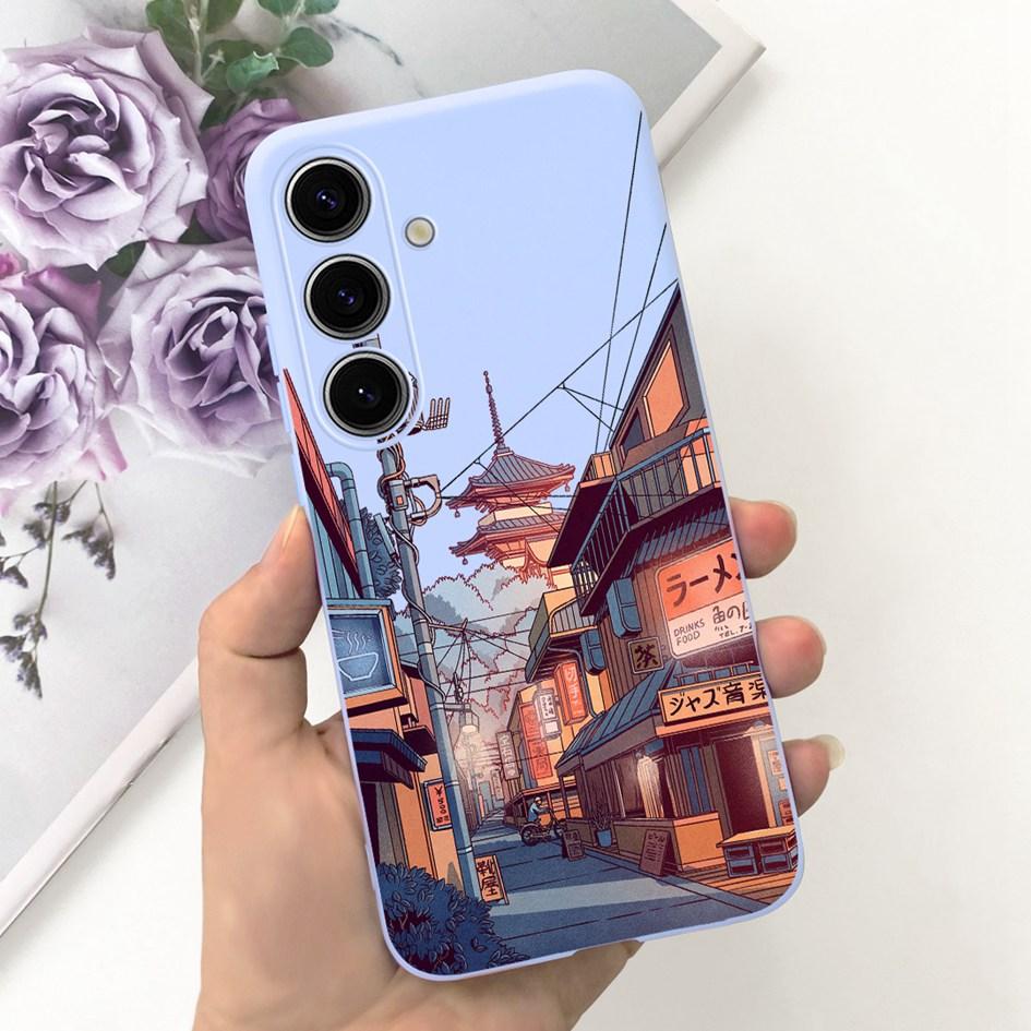 Чехол для Samsung Galaxy S24 Plus Милый Желтый Утенок Астронавт Матовый Силиконовый Мягкий Чехол для Samsung S 24 S24 Ultra S24+ 5G Funda