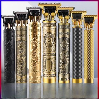 Профессиональная электрическая машинка для стрижки волос, аккумуляторная, для салонов красоты — универсальное регулируемое лезвие, для взрослых, белая отделка