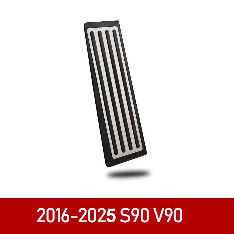 ulsap8 Car Accelerator Brake Pedal Footrest Pedal Plate Cover For Volvo XC60 XC90 S90 v90 s60 v60 xc40 Accessories 2022-25