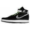 X Stussy Vandal High Canvas Удобные Универсальные Прочные Высокие Кеды Унисекс Черный Белый DX5425-001