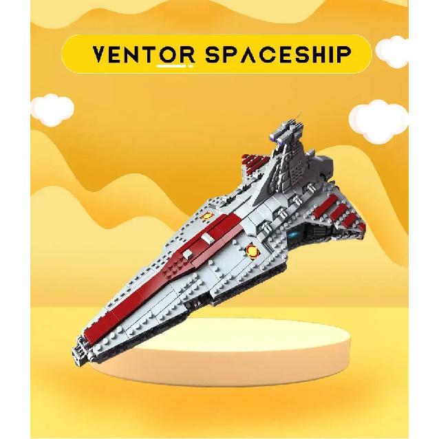 Высокотехнологичный Moc Venator Атакующий Крейсер Истребитель Разрушитель Кирпичный Технический Модель Строительство Звездные Блоки Космический Корабль Игрушки