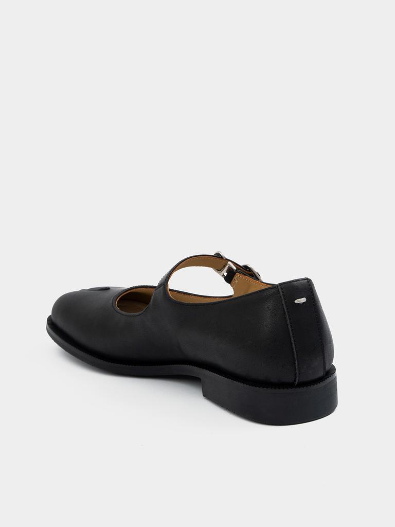 Элегантные женские туфли Мэри Джейн на плоской подошве с пряжкой, удобные кожаные офисные туфли для повседневной носки