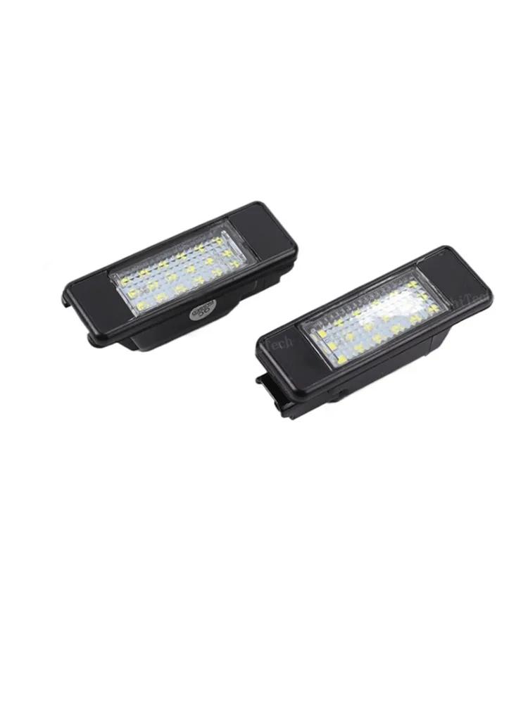 For Peugeot 106 1007 207CC 307 308 3008 406 508 607 for Citroën C2 C3 C5 C5 C6 C8 2x Canbus LED Number License Plate Light Lamp