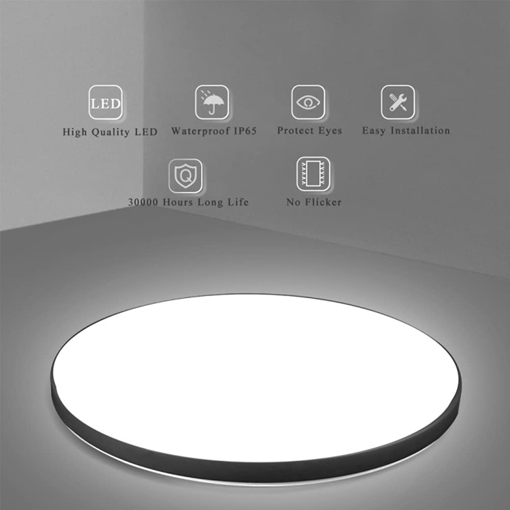 Светодиодный потолочный светильник 220 В 240 В 39 СМ Потолочные светильники Внутренний светильник Гостиная Кухня Спальня Современная панель Светодиодный светильник Белый