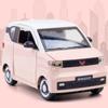 1:24 Игрушечная машина WuLing HongGuang Mini EV Модели Сплав Литье под давлением Звук Свет Откатная Дверь Открывается Резиновые Шины Украшение Автомобиль Подарки