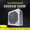 Бесшумный настольный блок питания Shenwei 7000SW 600 Вт с широким диапазоном заднего подключения
