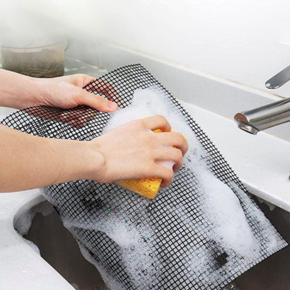 3PCS Heat Resistant BBQ Grilling Net Mesh Barbecue Liner Barbecue Accessories Barbecue Pad Picnic