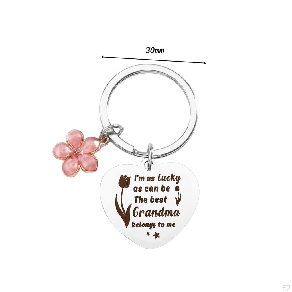 Подарочный брелок для бабушки на День матери, уникальный креативный брелок для бабушки