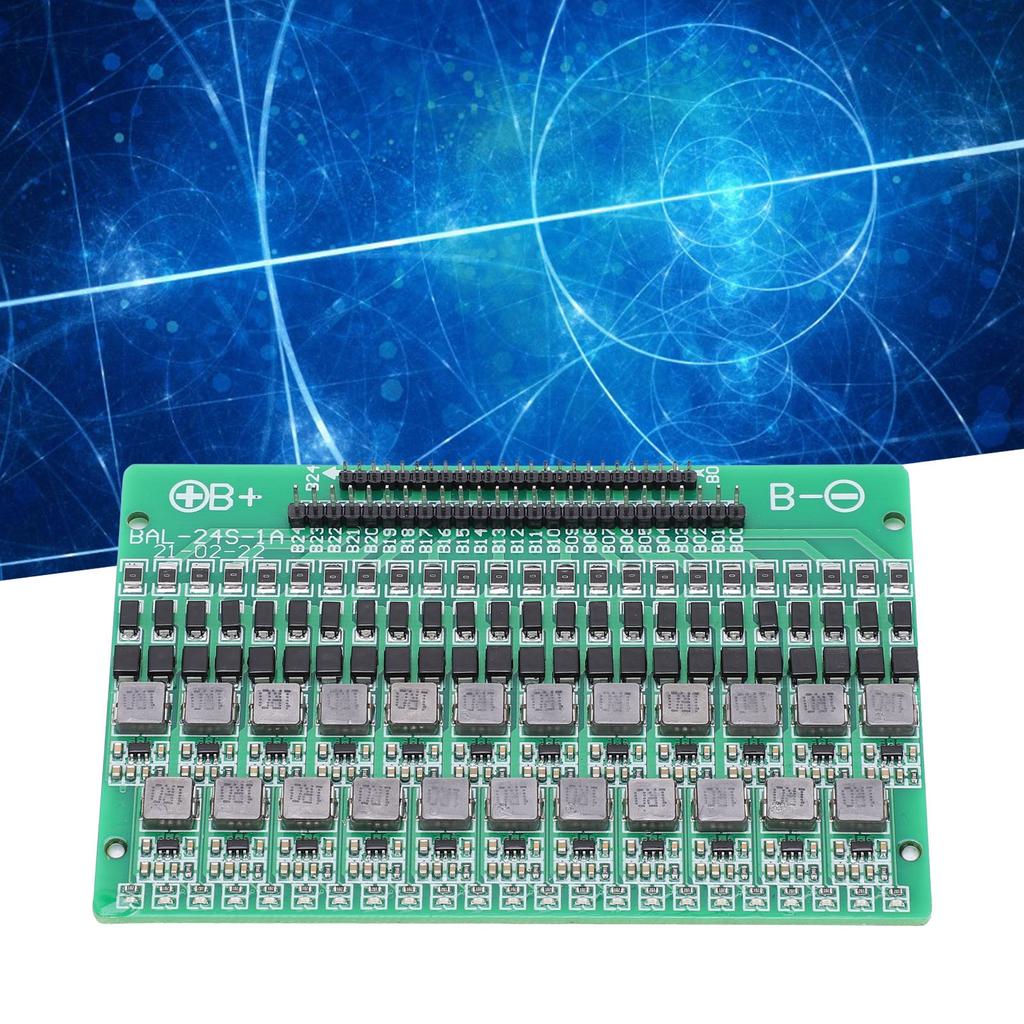 Плата активного баланса батареи 24-строчная тройная железо-литиевая 2.0+2.54 2-рядный штыревой модуль