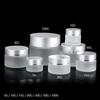 5/10/15/20/30/50/100g Frosted Glass Refillable Ointment Bottles Empty Cosmetic Jar Pot Eye Shadow Face Cream Container