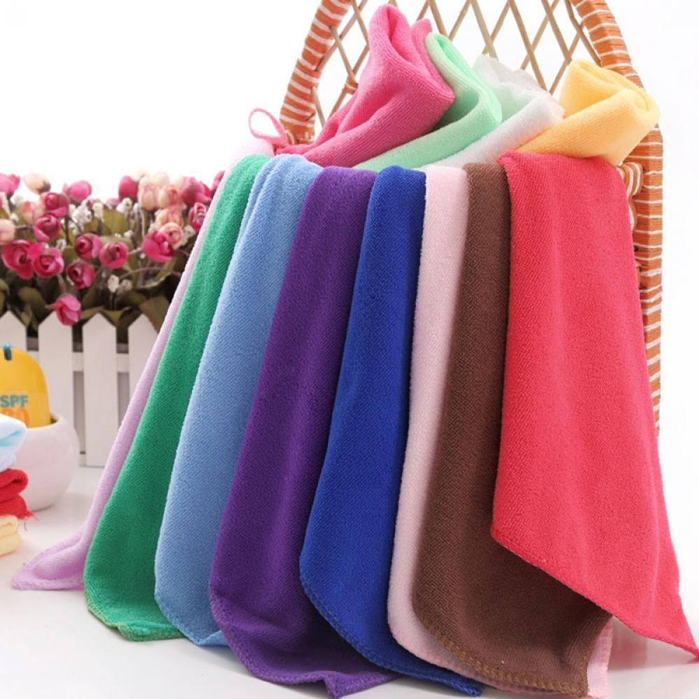 10pcs Useful Cotton Soft Towel Cleaning Towels Face/Hand Towel Wash Cloth