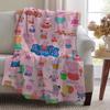 P-PeppaS-ES Blanket Throw Super Cosy Plush Living Room Sofa Couch Childish Birthday P-PigS Gifts