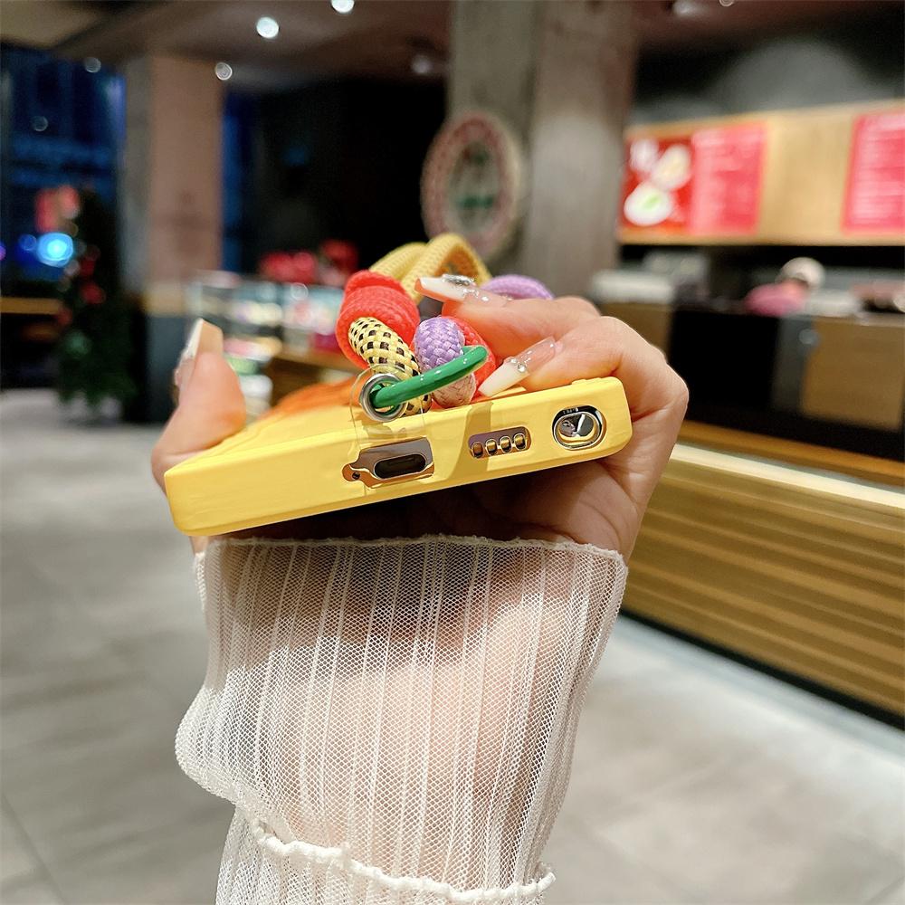 Ремешок с сердечком и градиентной волной, ремешок, чехол для Samsung Galaxy S23 S22 Ultra S21 Plus S20 FE A52 A53 A54 A34 A14 A13, чехол