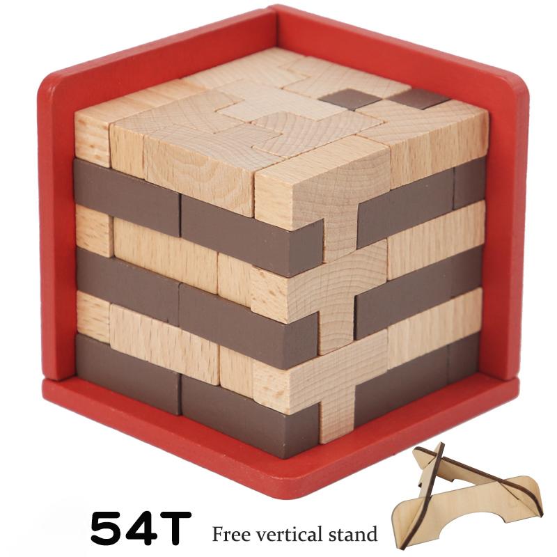 3D куб деревянный пазл творческий ранний образовательный конструктор блоки игрушка веселая игра для снятия стресса головоломка игрушка для детей подарок