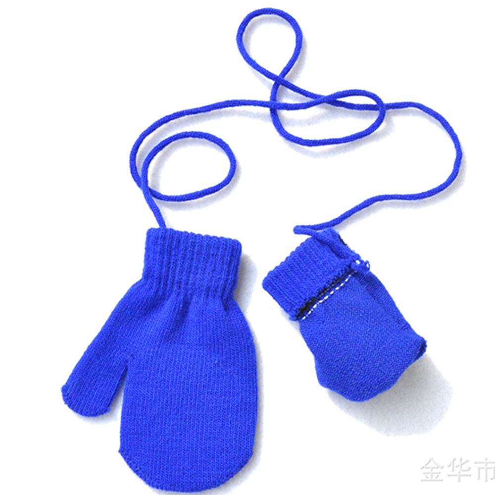 Детские зимние варежки, вязаные детские перчатки для девочек, теплые детские муфели, детские ручные варежки для детей 1-5 лет