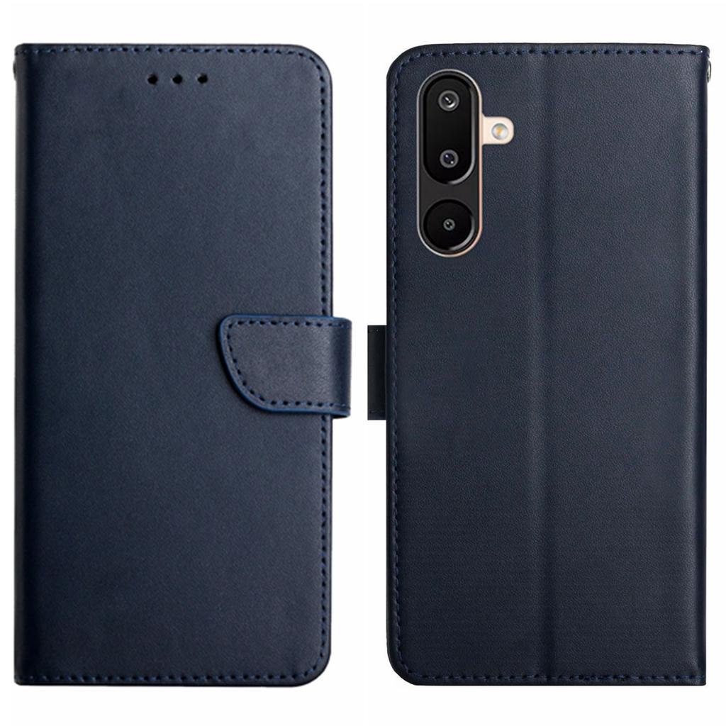 For Samsung Galaxy M16 5G/F16 5G Case Genuine Cow Leather Phone Cover Nappa Texture