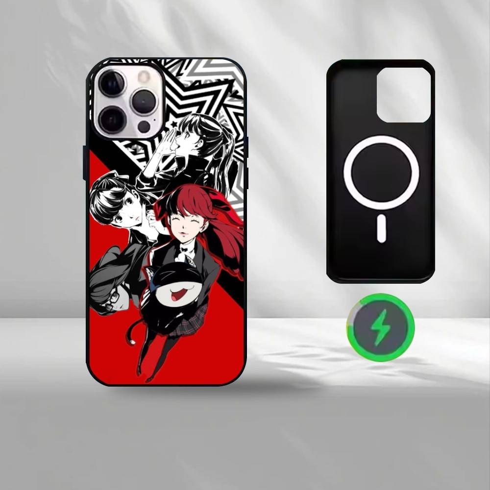 Kasumi Persona Yoshizawa 5 Phone Case For iPhone17,16,15,14,13,12,11 Plus,For Magnetic Wireless Charge Cover