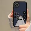 Мультяшный жуткий привидение Чехол для телефона Силикон PC+TPU Для Для IPhone 11 12 13 14 15 16 Plus Pro Max Чехол