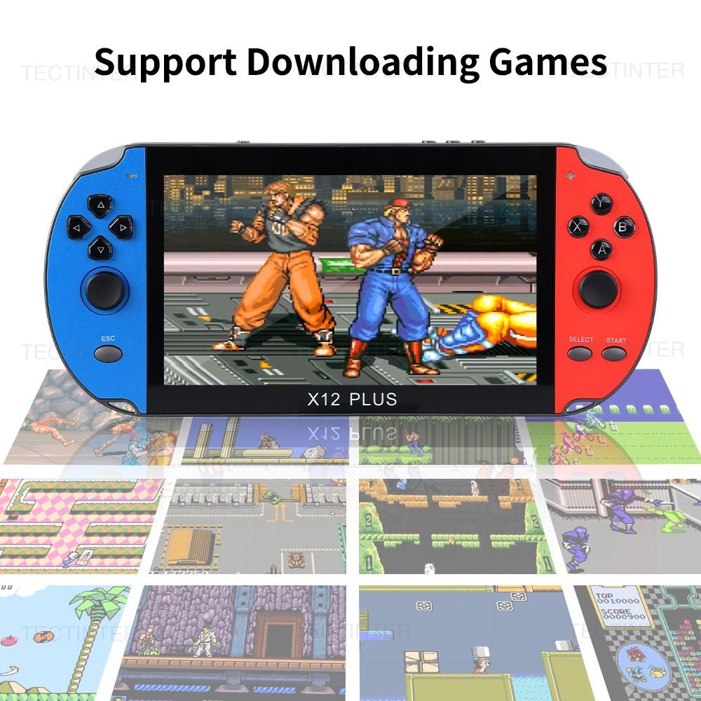 X7/x12 Plus Retro Handheld Game Player Built-in 10000 Games Classic Game Portable Console Audio Video Game Console Av Output
