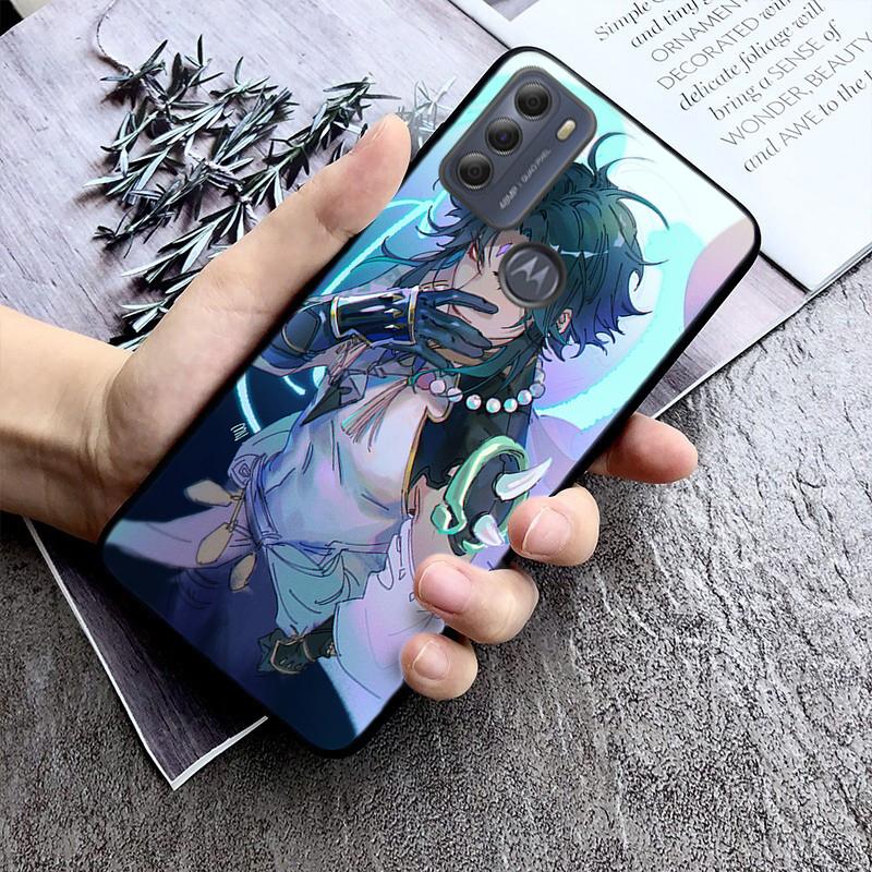 Чехол для телефона Xiao Genshin Impact для Motorola E7 Plus E32 E20 E40 Edge 20 Lite G22 G52 G20 G30 G100 G60 G50 G10 G Pure G Stylus