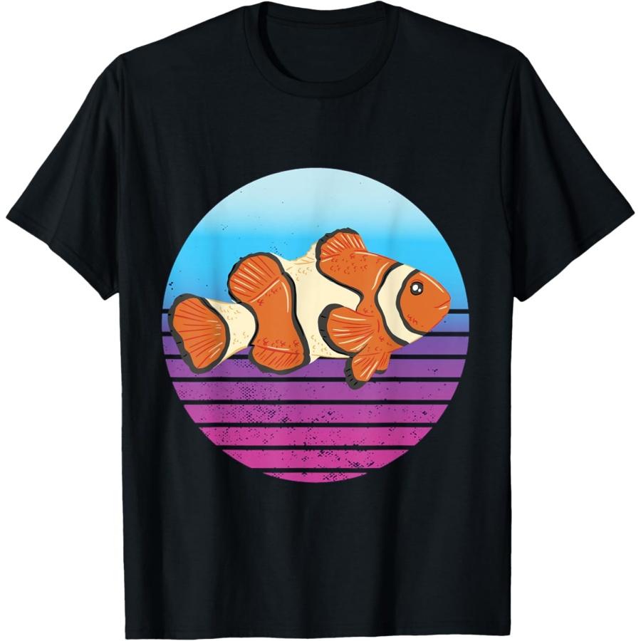 Clownfish Design Marine Life Ocean Beauty Underwater World T-Shirt