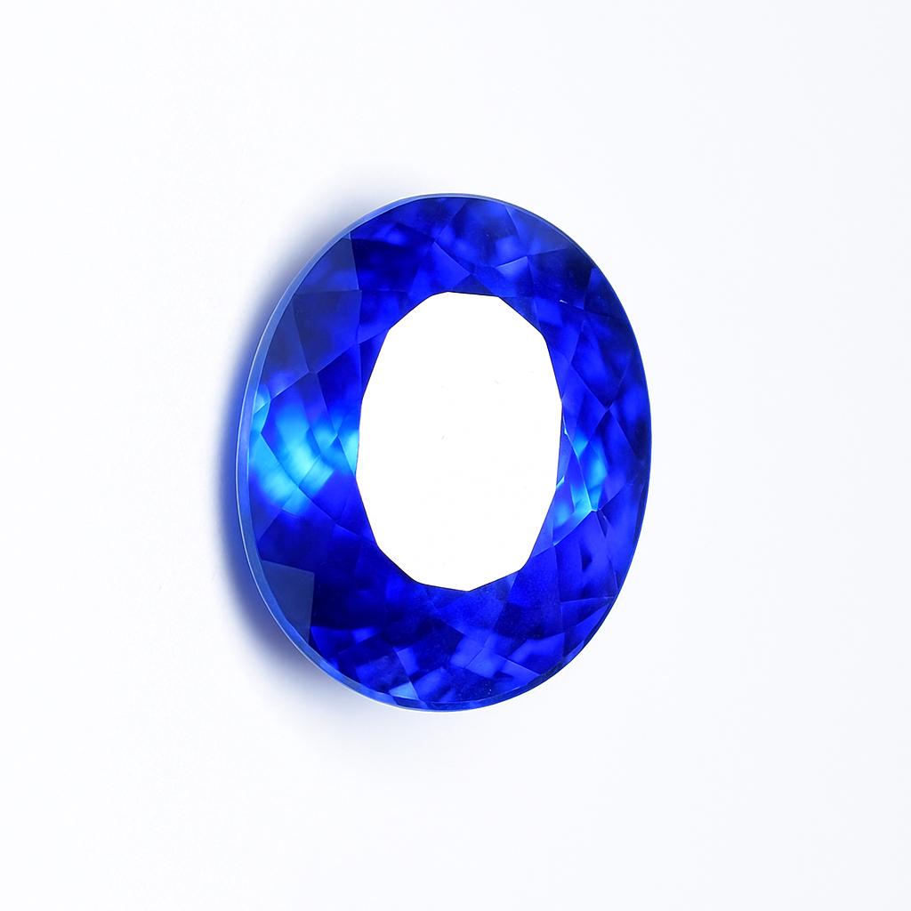 Extremely Rare Natural Blue Tanzanite 22 Ct Oval Cut Loose Gemstone