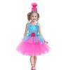 Детский Девочки Аниме Мультфильм Сетка Пачка Платье Головной Убор Комплект Дети Хэллоуин Косплей Костюмы Ребенок Притворись Принцесса Вечеринка Ролевая Игра Наряд