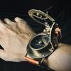Ручной работы солнечные часы морской наручный компас часы винтажный стиль антикварный компас